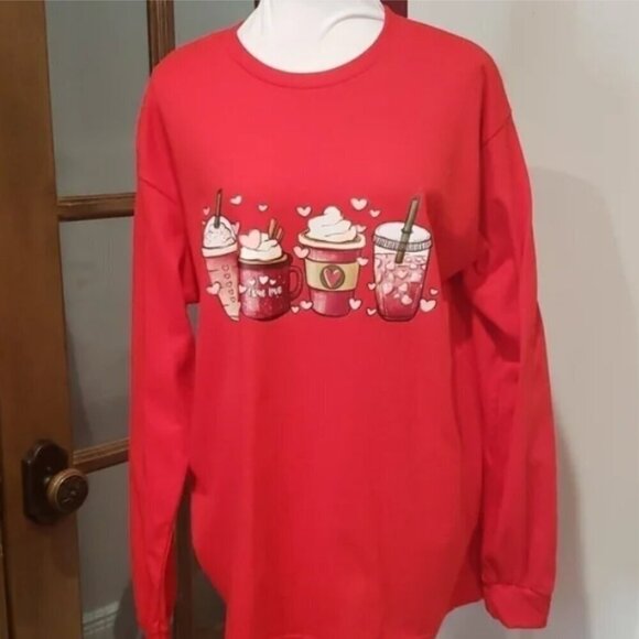 Holiday Drinks HEAT IRON ON RTS DTF TRANSFER nwot - Picture 2 of 2